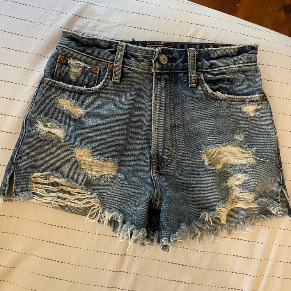 Abercrombie High Waisted Cut Offs